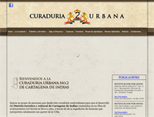 Tablet Screenshot of curaduria2cartagena.com